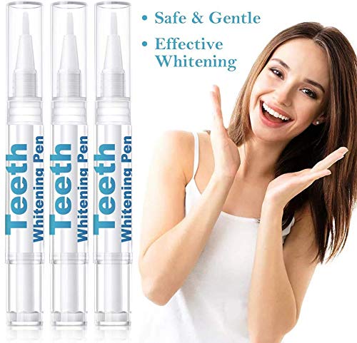 Gel Blanqueador de Dientes,Blanqueamiento de dientes,Blanqueamiento Dental Gel,Blanqueador Dental blanqueamiento de los dientes gel que aclara Lápiz Blanqueador del quita las manchas higiene oral 3PC