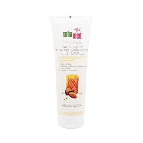 Gel de ducha con leche de almendras y miel, 250ml