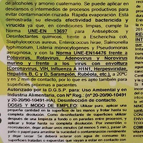 GEL DE HIGIENE DE MANOS SIN ACLARADO BIOMAR ENVASE 5 L