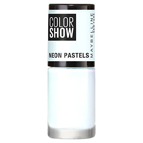 Gel de uñas ColorShow de Maybelline, neón pastel 480, azul eléctrico