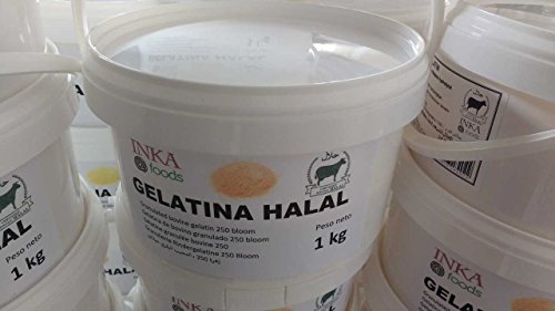 Gelatina granulado HALAL, 250 bloom, sabor neutro - 1kg