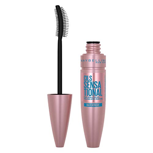 Gemey-Maybelline - Lash Sensacional - Volume Mascara Waterproof Negro - 1 verde negro, 9.4 ml