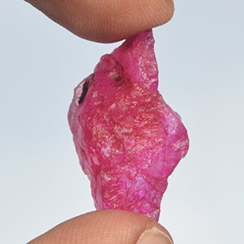 Gemhub Piedra de rubí de África 100% Natural, de Julio de Nacimiento, 21,50 Quilates, sin Tratar, rubí Duro DS-467