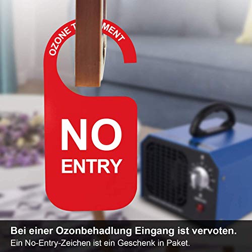 Generador de ozono Ozonizador 6000 MG/ h, Purificador de Aire Industrial para Dormitorio, Humo, Automóviles y Mascotas