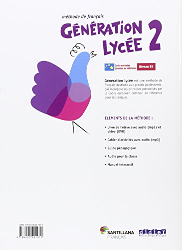 GENERATION LYCEE A2/B1 CAHIER+CD - 9788490491911