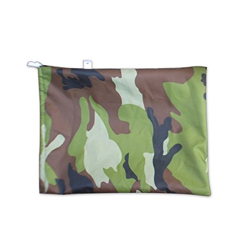 GenialES Funda Universal para Motocicleta Quad Bike ATV ATC Material 190T Sunproof Waterproof Heatproof Cover UV Protector Camuflaje XL:210x120x115cm