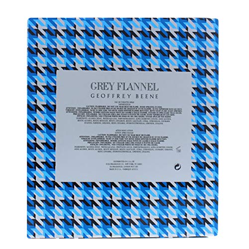 Geoffrey Beene Grey Flannel estuche Eau de Toilette 120 ml/Loción Après-Rasage 120 ml