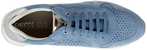 Geox D AIRELL B, Zapatillas para Mujer, Azul (Lt Blue C4003), 35 EU