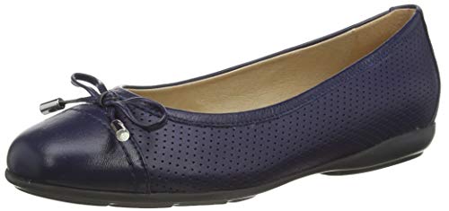 Geox D ANNYTAH C, Bailarinas para Mujer, Azul (Blue C4000), 35 EU