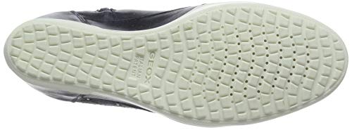 Geox D CARUM C, Zapatillas Altas para Mujer, Negro, 41 EU