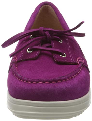 Geox D Genova Moc A, Mocasines para Mujer, Rosa (Cyclamen C8335), 40 EU