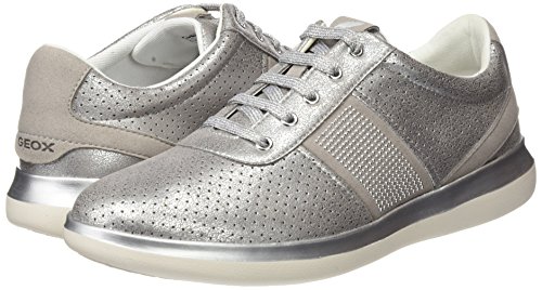Geox D GOMESIA B, Zapatillas para Mujer, Gris (Lt Grey), 39 EU