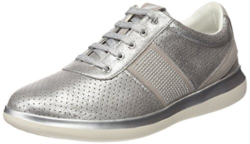 Geox D GOMESIA B, Zapatillas para Mujer, Gris (Lt Grey), 39 EU
