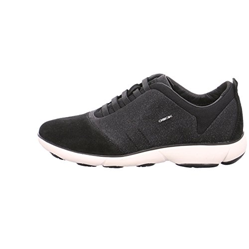 Geox D Nebula G, Zapatillas para Mujer, Negro (BLACKC9999), 39 EU