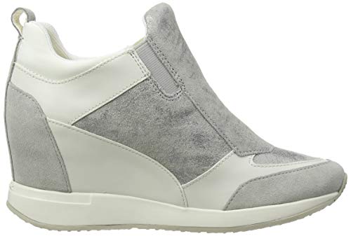 Geox D NYDAME E, Zapatillas para Mujer, Gris (Lt Grey C1010), 39 EU