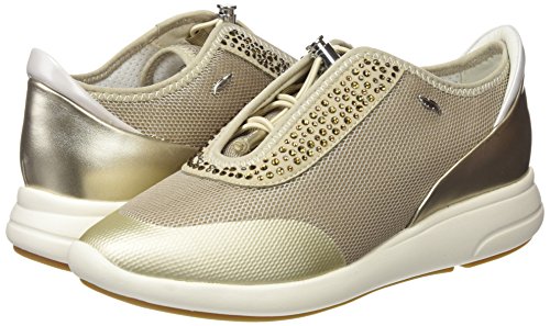 Geox D Ophira E, Zapatillas para Mujer, Dorado, 39 EU