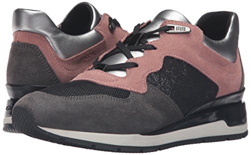 Geox D Shahira A, Zapatillas para Mujer, Grau (Old Rose/DK GREYCA89F), 42 EU