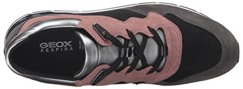 Geox D Shahira A, Zapatillas para Mujer, Grau (Old Rose/DK GREYCA89F), 42 EU