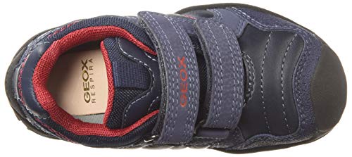 Geox J New Savage Boy A, Zapatillas para Niños, Azul (Navy/Red C0735), 35 EU