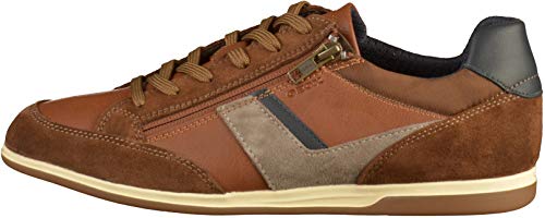 Geox U Renan C, Zapatillas para Hombre, Marrón (Browncotto/Navy C6gf4), 42 EU