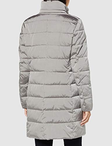 Geox W Annytah P, Parka para Mujer, Gris (Dark Silver F1055), 32 (Talla Fabricante: 38)