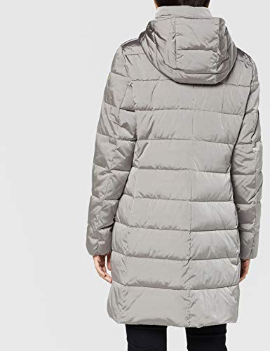 Geox W Annytah P, Parka para Mujer, Gris (Dark Silver F1055), 32 (Talla Fabricante: 38)