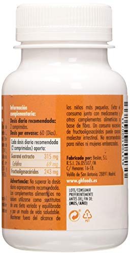 Ghf Super Guaraná, 120 comprimidos 600 mg