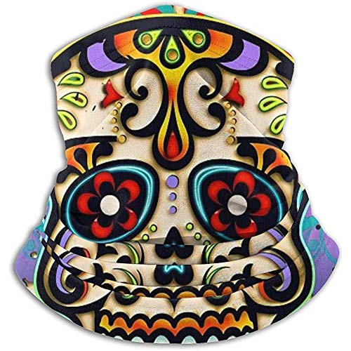 Giles John Calentador De Cuello De Azúcar Mexicano Polaina Pasamontañas Máscara De Esquí Clima Frío Mascarilla Sombreros De Invierno Gorros