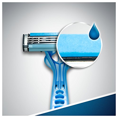GILLETTE Blue 3 Maquinillas de afeitar desechables Nitro 6's, 0,060902 kg