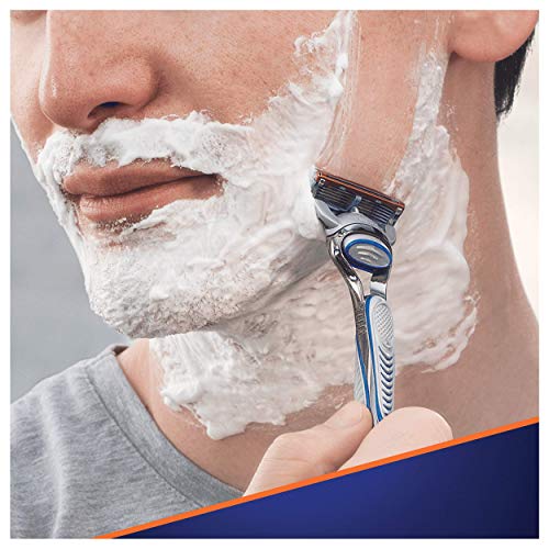 Gillette Fusion5 Maquinilla De Afeitar, 5 Recambios, 5 Hojas Antifricción, Para Un Afeitado Imperceptible