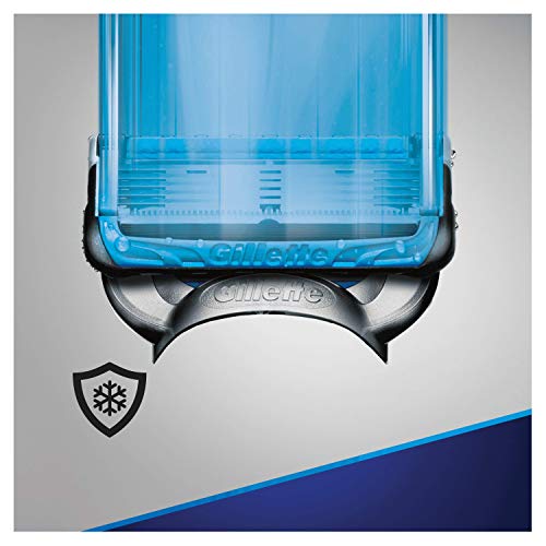 Gillette Fusion5 ProShield Chill - Recambio de Maquinilla de Afeitar x8, Paquete Apto para el Buzón de Correos