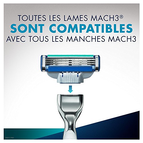 Gillette Mach3 Turbo Cuchillas de afeitar para hombre