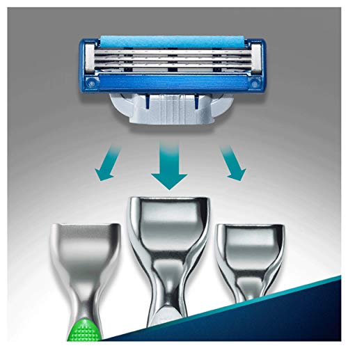 Gillette Mach3 Turbo Recambio de Maquinilla de Afeitar para Hombre - 4 Recambios