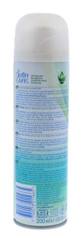 Gillette Satin Care Gel de afeitado para piel sensible, 200 ml