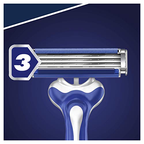 Gillette Sensor3 - Maquinilla desechable para Hombre, Hasta 10 Cómodos Afeitados por Maquinilla, 4+1 Uds