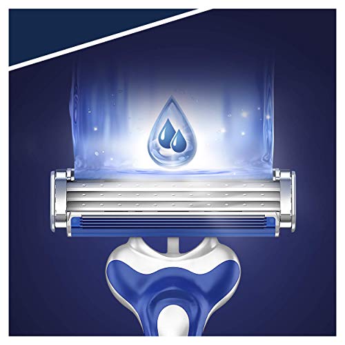 Gillette Sensor3 - Maquinilla desechable para Hombre, Hasta 10 Cómodos Afeitados por Maquinilla, 4+1 Uds