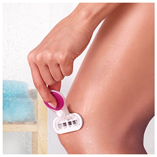 Gillette Venus Extra Smooth - Recambios de cuchilla de afeitar para mujer (4 unidades, 3 cuchillas curvadas)