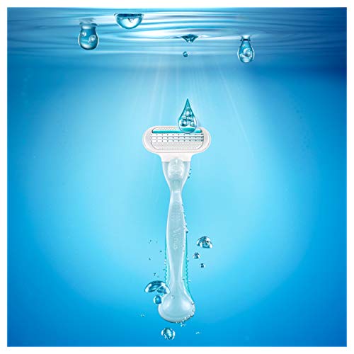 Gillette Venus Smooth Sensitive Maquinilla Para Mujer, Con 3 Hojas Que Se Adaptan A Las Curvas