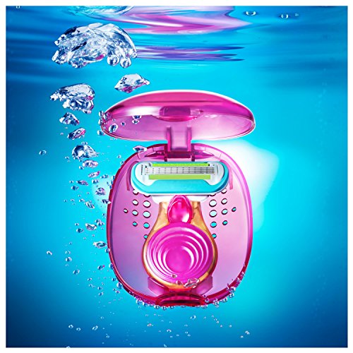 Gillette Venus Snap Mujer Compacto de la maquinilla de afeitar Set de regalo/1 x hoja de repuesto/estuche de viaje/cepillo y bolsa de viaje