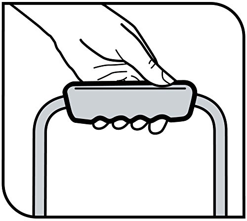 Gimi - CarritoFlexi, acero y poliéster, color gris