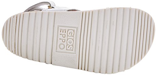 Gioseppo 43862, Sandalias con Punta Abierta para Niñas, Dorado (Oro-Blanco), 28 EU