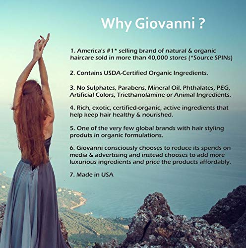 Giovanni Cosmetics UltraSleek Hair Styling Gel, 5.1 fl oz