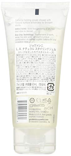 Giovanni Eco Chic Cosmetics L.A Natural Styling Gel, Travel Size