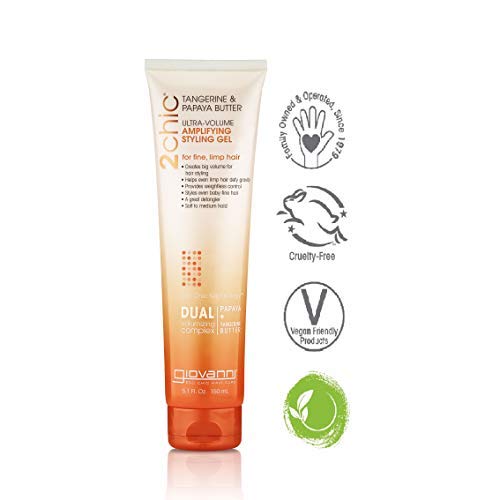 Giovanni - Gel de peinado ultra volumen 2Chic - Mandarina y Papaya