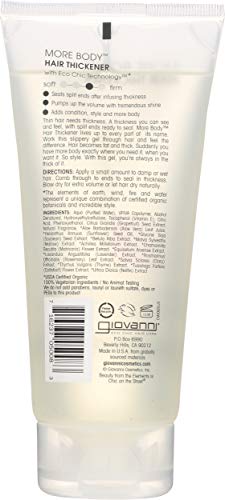 Giovanni - más cuerpo cabello espesante Volumizing Styling Gel - 6,8 oz.