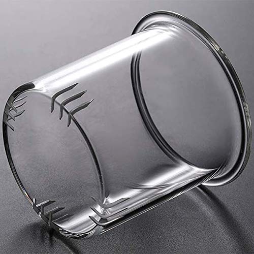 Giow Tetera, teteras de Vidrio Resistentes a Altas temperaturas, Vigas elevadas de bambú Estufa de cerámica eléctrica té perfumado Juegos de té teteras domésticas