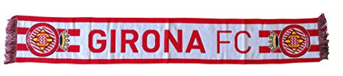 GIRONA FC Bufgir Bufanda Telar, Rojo/Blanco, Talla Única