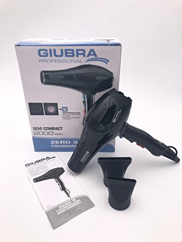 GIUBRA ZERO 9 SEMI COMPACT 2000W NEGRO TOURMALINE SECADOR