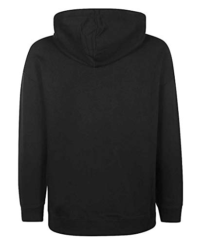 Givenchy - Sudadera para hombre, color negro, con capucha y logotipo asimétrico Negro
 XXL