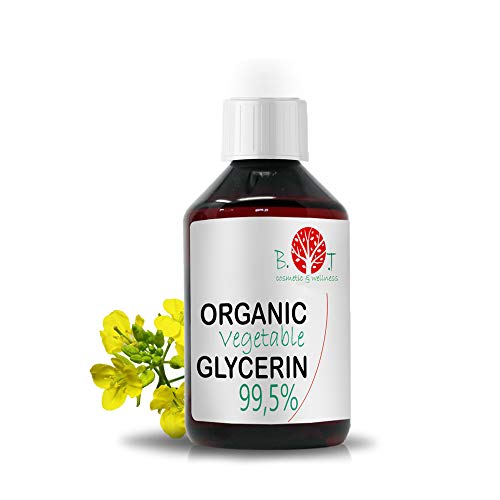 Glicerina Liquido Vegetal Pura natural Ecologica 99% PhEur Glicerol 100% Natural Grado farmaceutico y Alimentario, para Jabon, Cosmetica, 132g / 100 ml